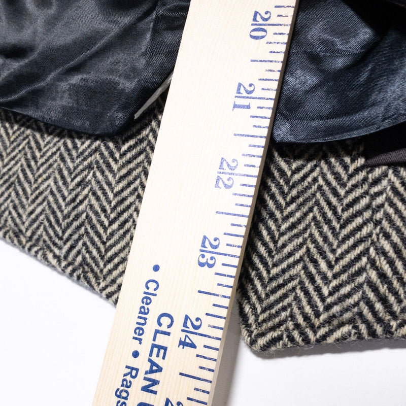 Polo Ralph Lauren Wool Tweed Waistcoat Men's Medium Suit Vest Chevron Button-Up