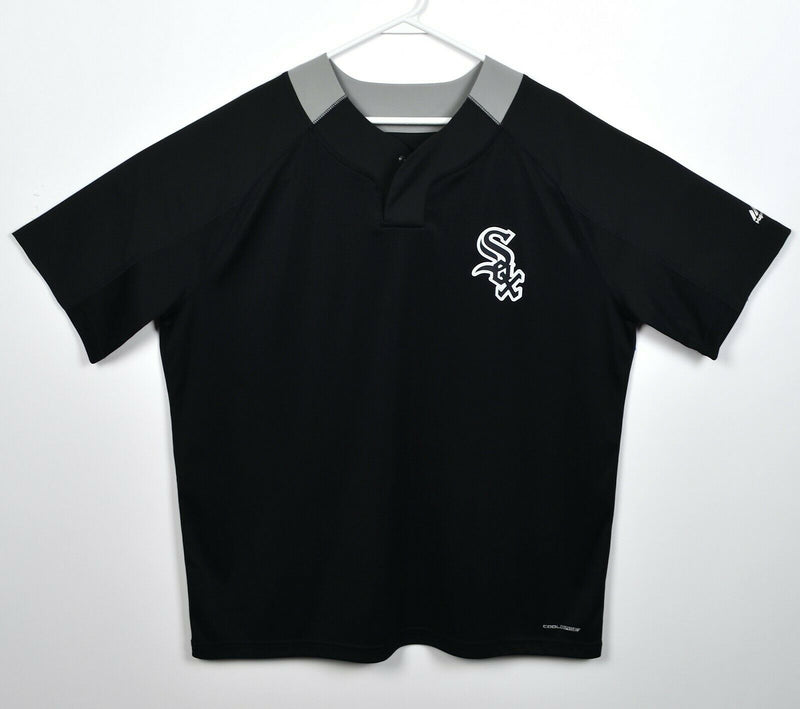 Chicago White Sox Men's XL Majestic Cool Base Snap Collar Warm-Up MLB Jersey