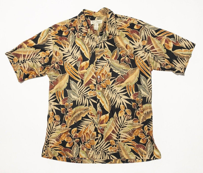 Tori Richard Hawaiian Shirt Large Men's Cotton Lawn Floral Palm Colorful Aloha