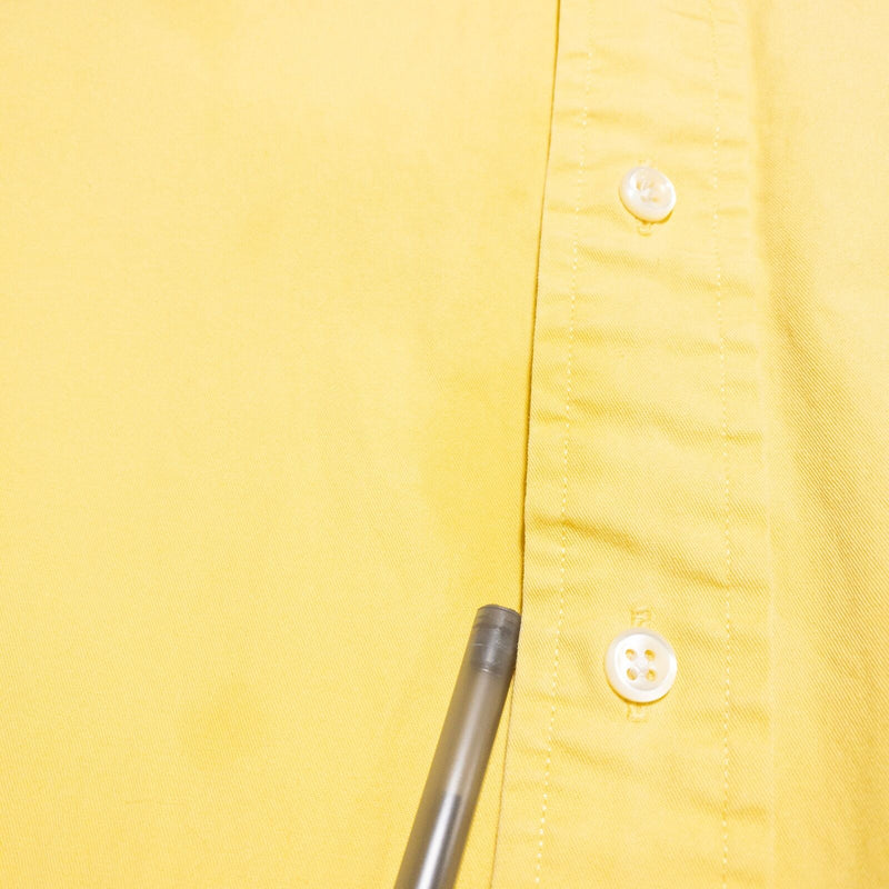 Polo Ralph Lauren Shirt Men's 4XB Big Button-Down Solid Yellow 4XL Big