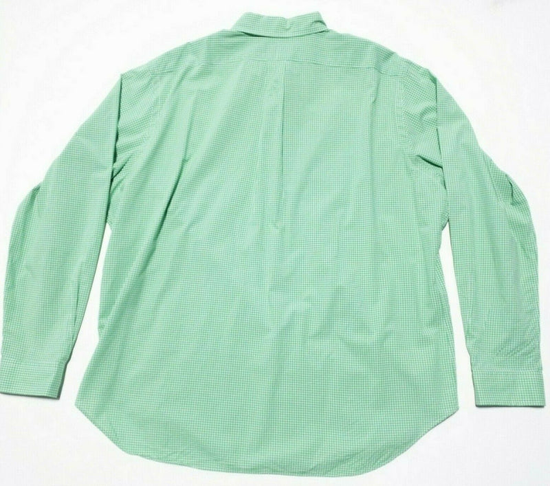 Polo Ralph Lauren Button-Down Shirt Green Check Men's 2XL Classic Fit