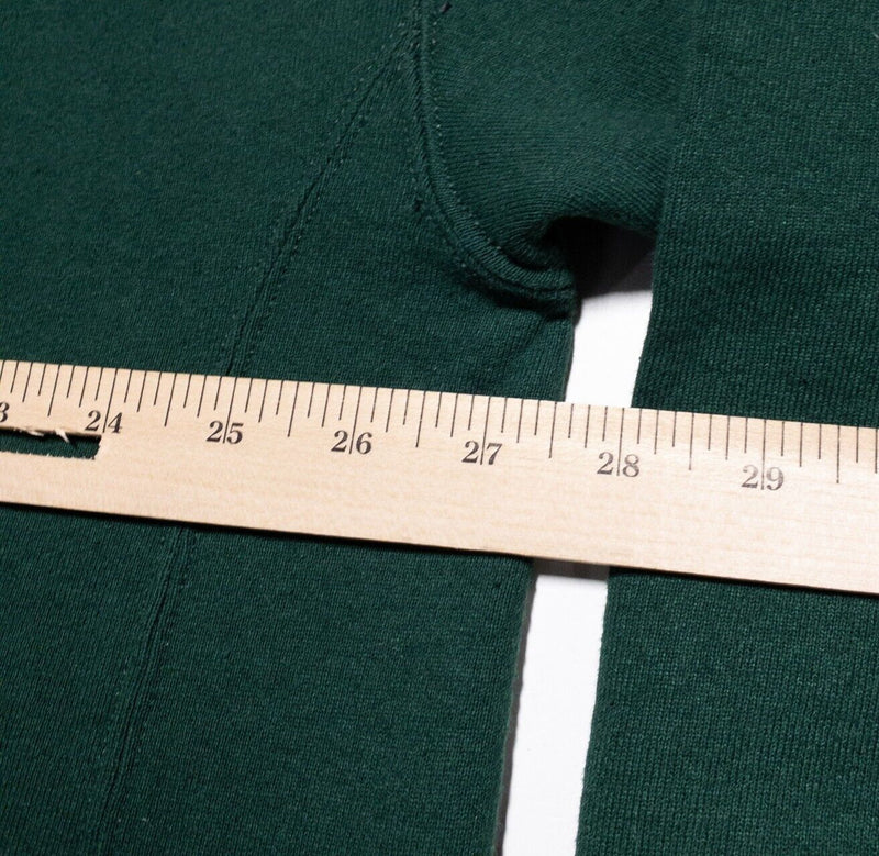 Russell Athletic Hoodie Men's 3XL Pullover Sweatshirt Solid Green Blank Vintage