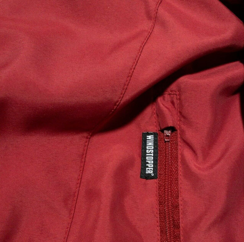 Zero Restriction GORE Windstopper M3 Windshirt 1/4 Zip Golf Jacket Red Men's XL