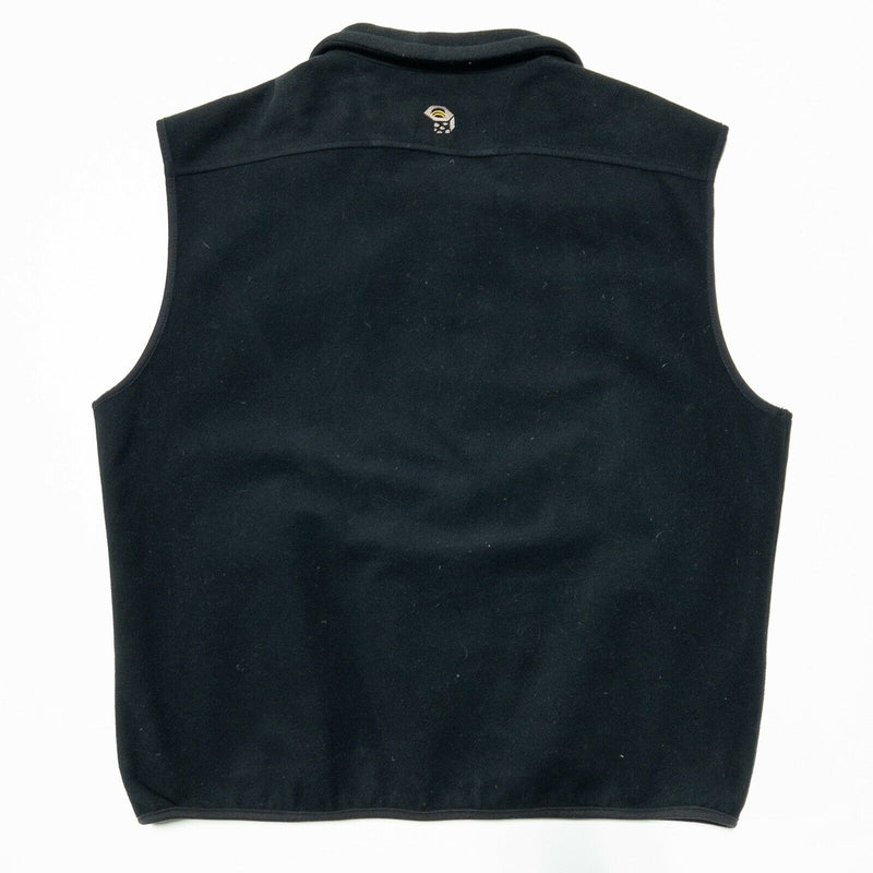 Mountain Hardwear GORE Windstopper Fleece Vest Black Full Zip Men's XL
