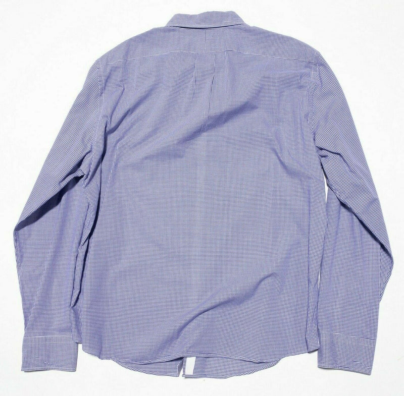 J. Crew Thomas Mason Men's XL Slim Fit Long Sleeve Shirt Purple Check