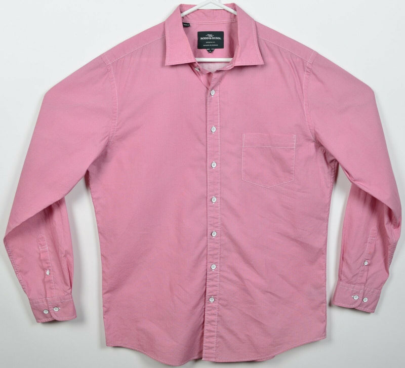 Rodd & Gunn Men's Large Sports Fit Red/Pink Polka Dot Button-Front Shirt