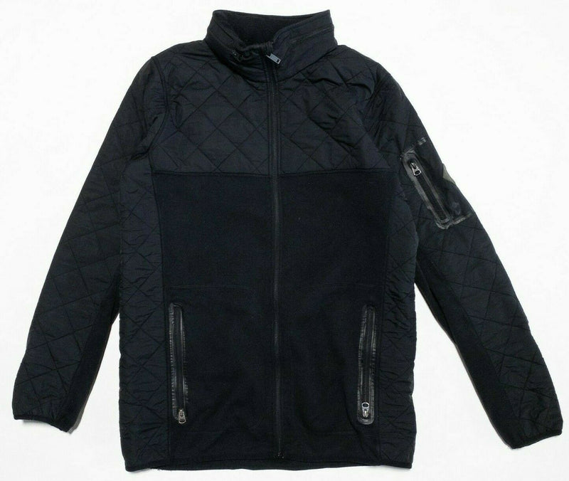 Burton Men's Burton Pierce Fleece Black Quilted DryRide Thermex Fleece Large