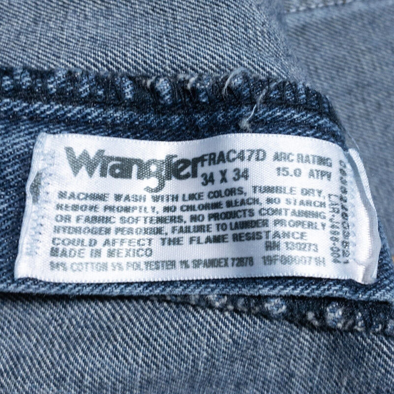 Wrangler FR Jeans Men's 34 x 34 Flame Resistant Advanced Comfort Denim Pants