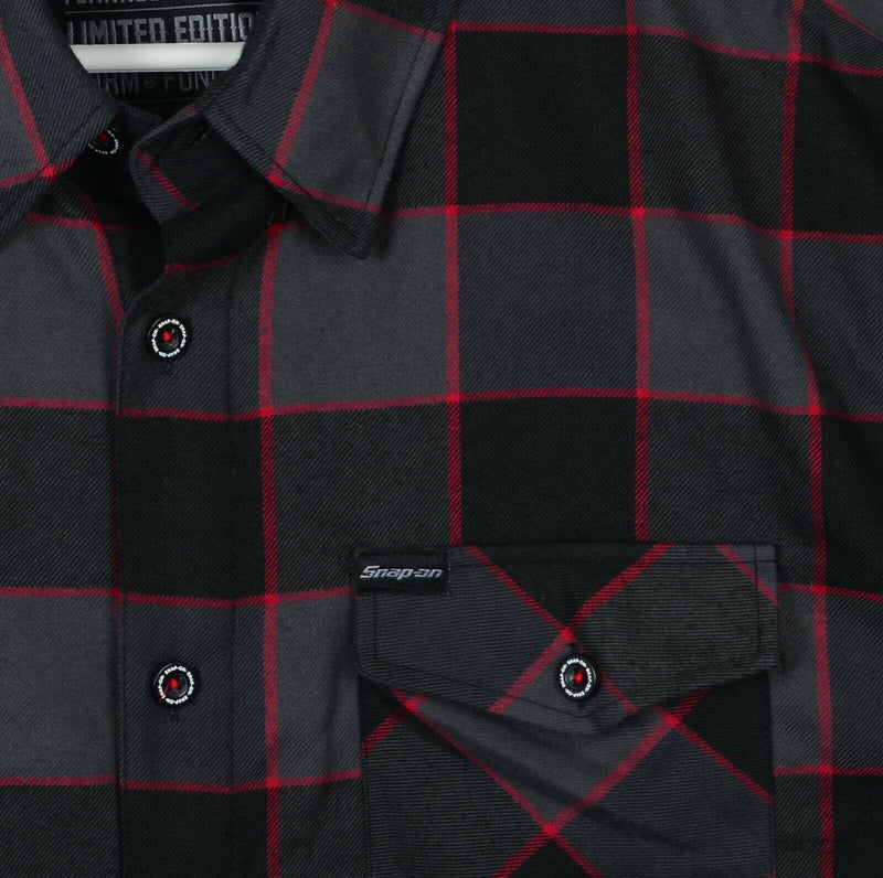 Dixxon Flannel Co. Men's XL Snap-On Tools Plaid D-Tech Flannel Shirt