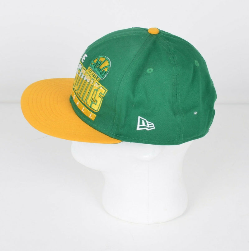 Seattle Supersonics Men's One Size New Era Hardwood Classics Green Snapback Hat