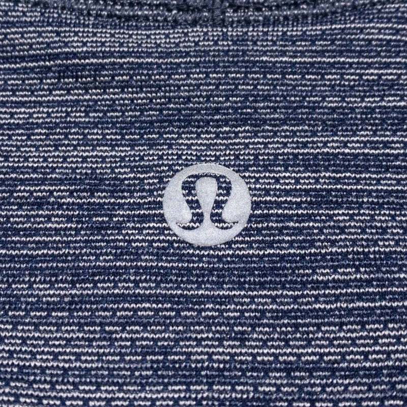 Lululemon Long Sleeve Shirt Men's Large Metal Vent Tech Heather Blue Crewneck