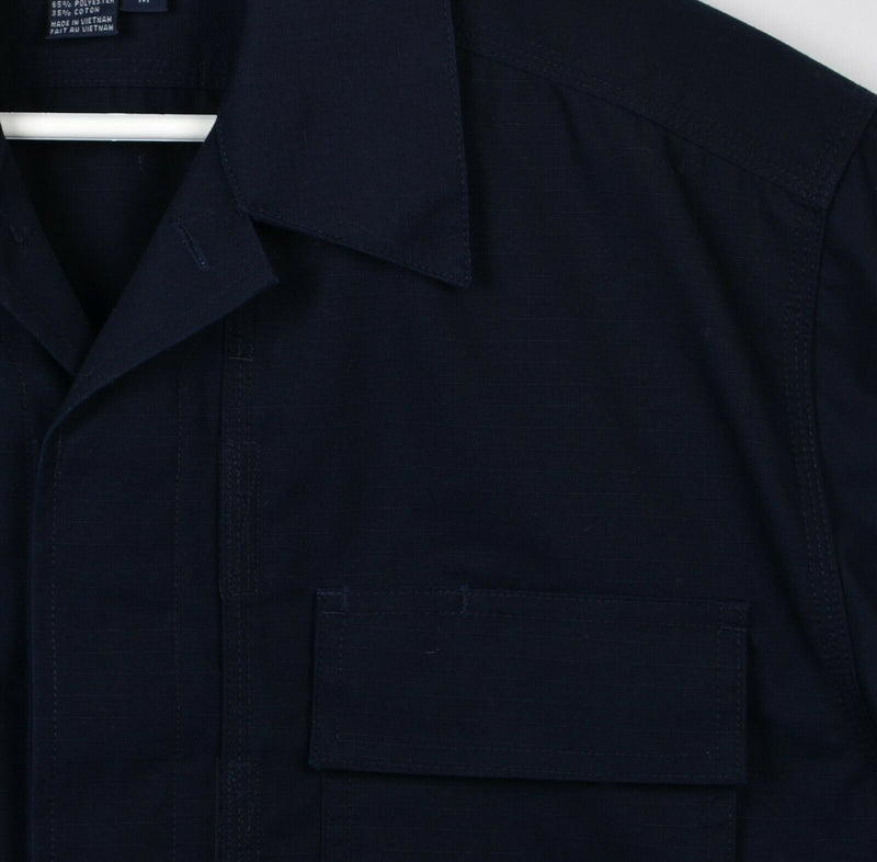 5.11 Tactical Men's Medium Conceal Carry QuickDraw Padded Navy Uniform Shirt