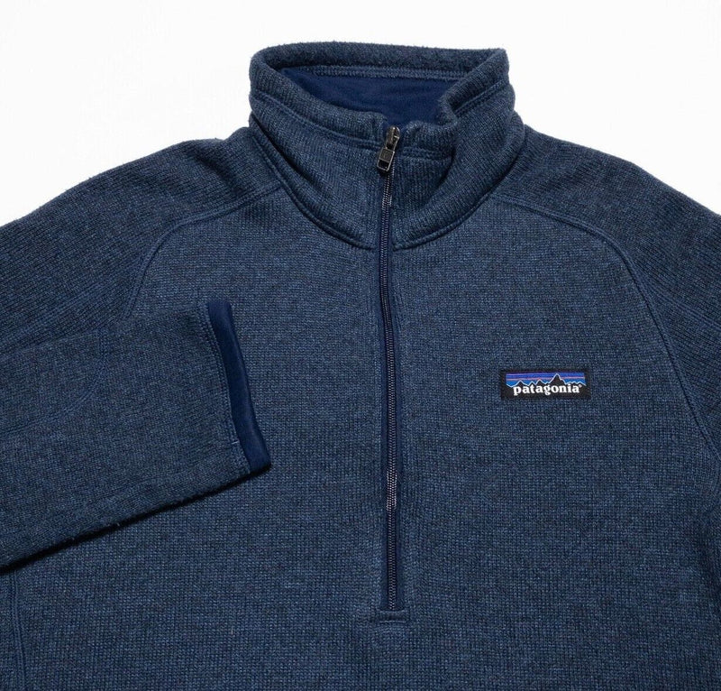 Patagonia Better Sweater Women's XS Jacket Fleece 1/4 Zip Pullover Blue 25617