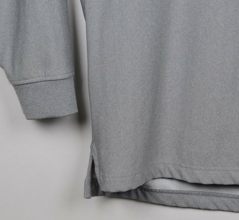 FootJoy Men's XL Mock Neck Turtleneck Gray Long Sleeve Pullover Golf Top