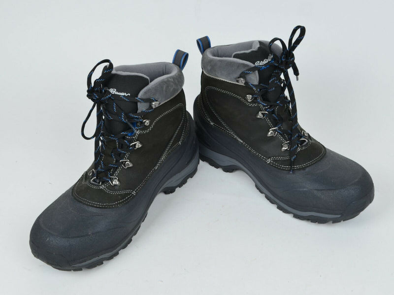 Eddie Bauer Men's US 11 Black WeatherEdge Hiking Outdoors Trail Boots