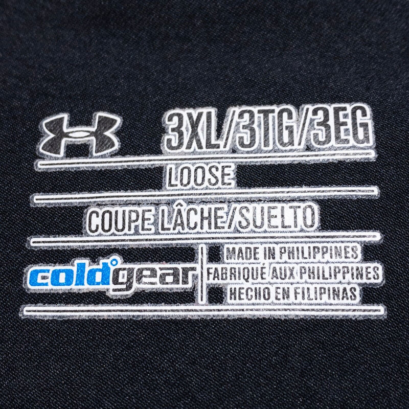Under Armour Wounded Warrior Project Jacket Men's 3XL Pullover 1/4 Zip Black