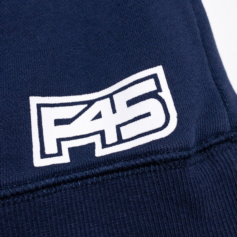 F45 Functional 45 Sweatshirt Men's Medium Pullover Training Gym Stars Blue