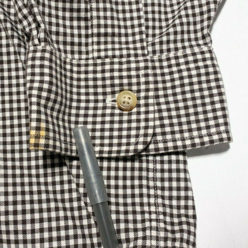 Polo Ralph Lauren Button-Down Shirt Brown Check Pony Men's 4XB (4XL Big)