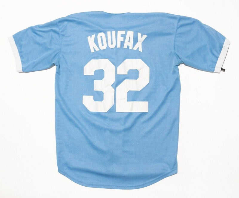 Brooklyn Dodgers Cooperstown Collection Jersey Fits Men's S/M Sandy Koufax Blue