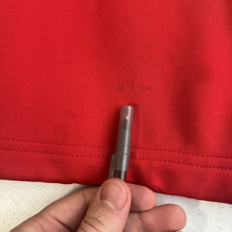 Chicago Blackhawks Zero Restriction 1/4 Zip Golf Jacket Red Men's XL?