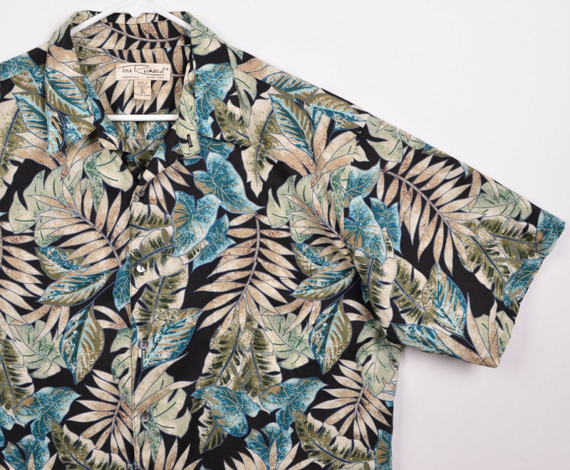 Tori Richard Mens XL Floral Multi-Color Cotton Lawn USA Hawaiian Shirt
