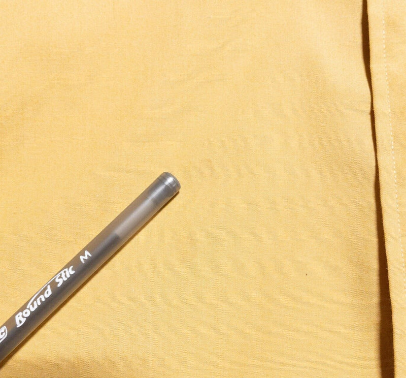 Yves Saint Laurent Vintage Shirt Men's 15-32/33 YSL Dress Shirt Yellow Gold 80s