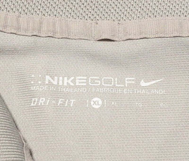 Disney Cruise Nike Golf Polo XL Men's Wicking Stretch Solid Gray Dri-Fit