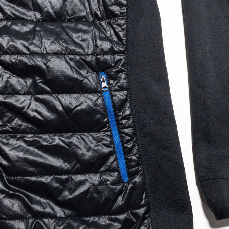 Marmot Jacket Men's XL Full Zip Hybrid Polartec Puffer Black Outdoor