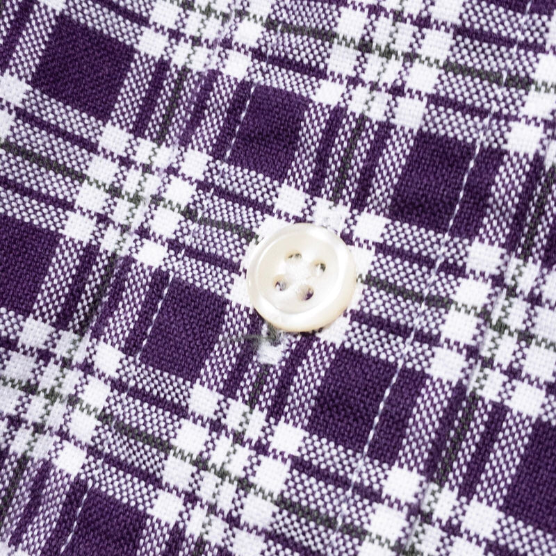 Polo Ralph Lauren 2XLT Tall Men's Shirt Purple Check Button-Down Long Sleeve