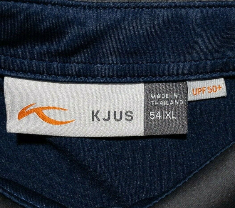 KJUS Golf Polo XL Men's Shirt Wicking Superload Navy Blue Performance UPF 50+
