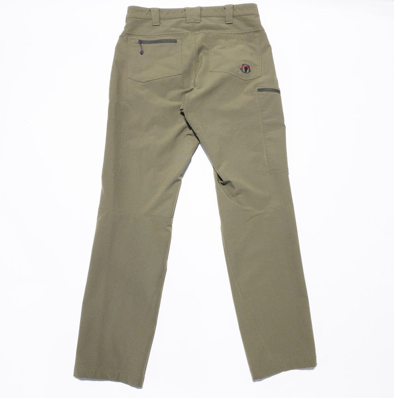 Blackovis Granite Peak Pants Men's 32x32 Green Chino Lightweight Hunting Hiking