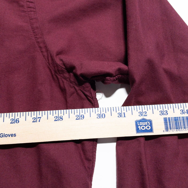 Polo Ralph Lauren 2XLT Men's Shirt Button-Down Burgundy Red Long Sleeve