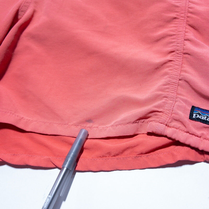 Vintage Patagonia Baggies Large Men's 90s USA Pink Belted Lined Swim Trunks