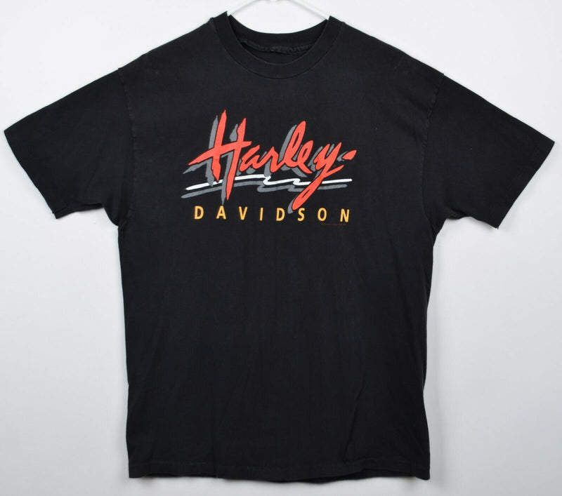 Vintage 90s Harley-Davidson Men's Medium? 3D Graphic Eagle Single Stitch T-Shirt