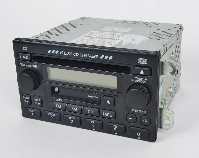 Honda Part 39100-SCA-A200 OEM 6-Disc CD Radio Tape Head Unit