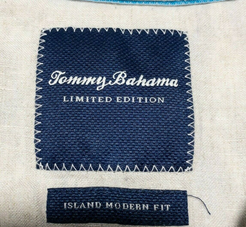 Tommy Bahama Limited Edition XL Hawaiian Shirt Silk Men's Paisley Island Modern
