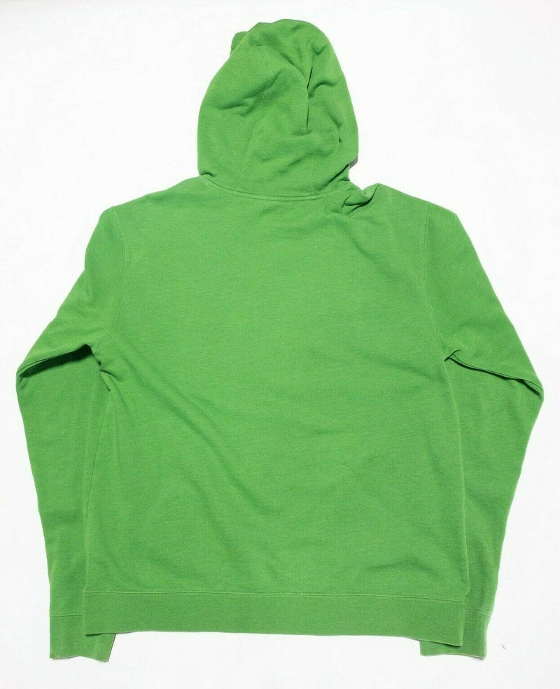 Marmot Solid Green Mountain Logo Graphic Pullover Hoodie Sweatshirt Men's XL