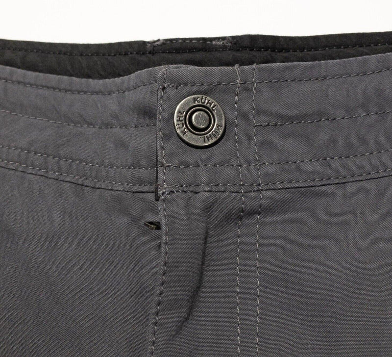 Kuhl Spire Shorts Women's Size 4 Gray Cargo Pockets Outdoor Casual 6285