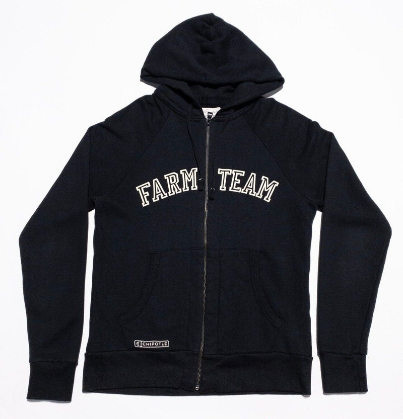 Chipotle Hoodie Women's Small Full Zip Sweatshirt Employee Farm Team Loomstate