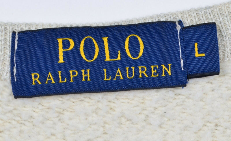 Polo Ralph Lauren Men's Large 48th Airbase Training Fleece Crewneck Sweatshirt