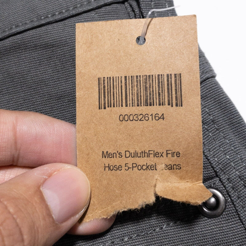 Duluth Trading Flex Fire Hose Pants Men's 38x32 Relax Fit 5 Pocket Jeans