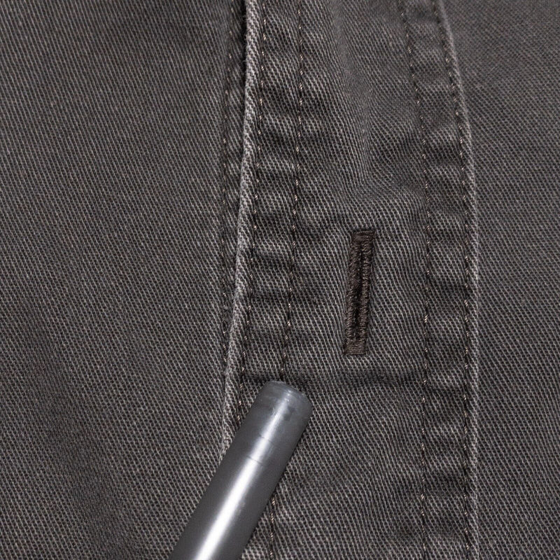 L.L. Bean Flannel Lined Shirt Men's Large Brown Button-Up Shacket Shirt Jacket