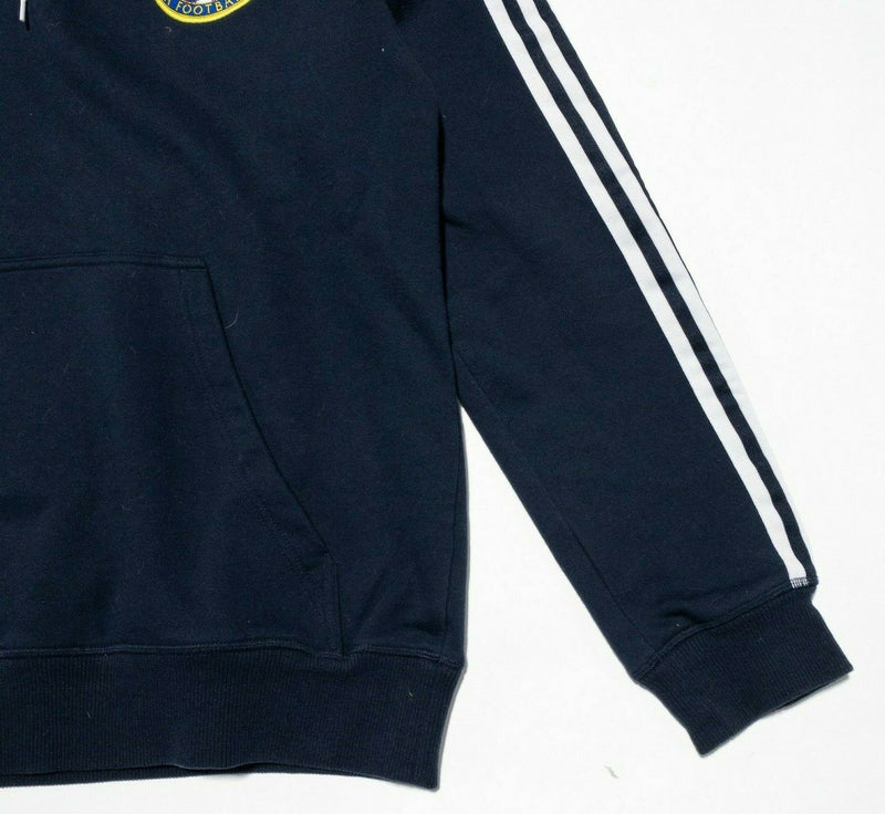 Chelsea Football Club Adidas Hoodie Navy Blue Pullover Sweatshirt Men's Large