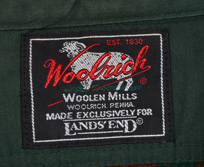 Vtg Woolrich Men's Sz XL? Wool Aztec Tribal Forest Green Heavy Shirt Jacket