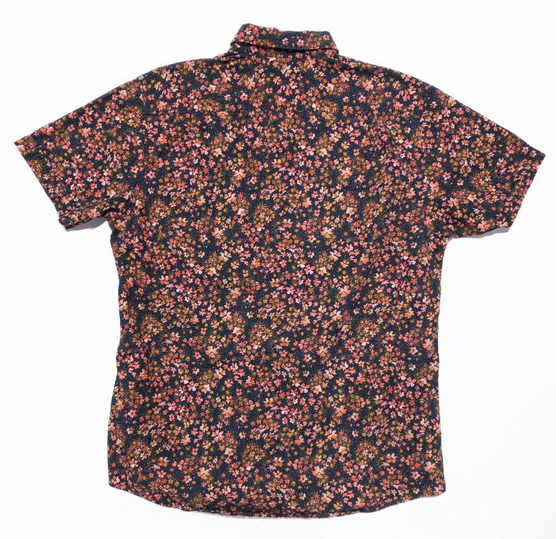 Rodd & Gunn Floral Shirt Men's Large Sports Fit Button-Up Pink Blue Floral