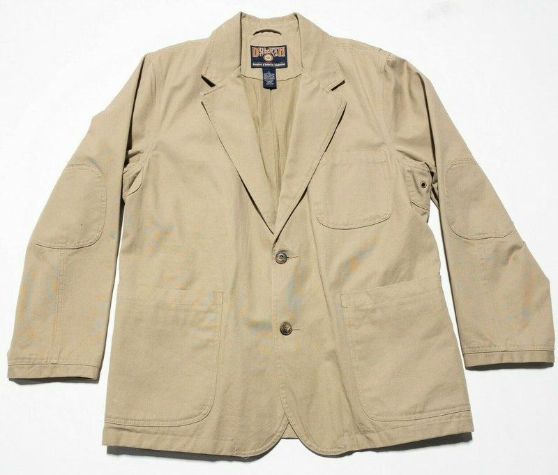 Duluth Trading Co. Fire Hose Presentation Jacket Khaki Sport Coat Men's Large
