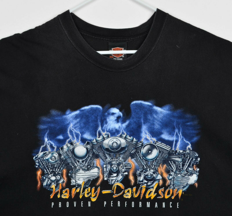 Vintage 1998 Harley-Davidson Men's 4XL Proven Performance Engine Eagle T-Shirt
