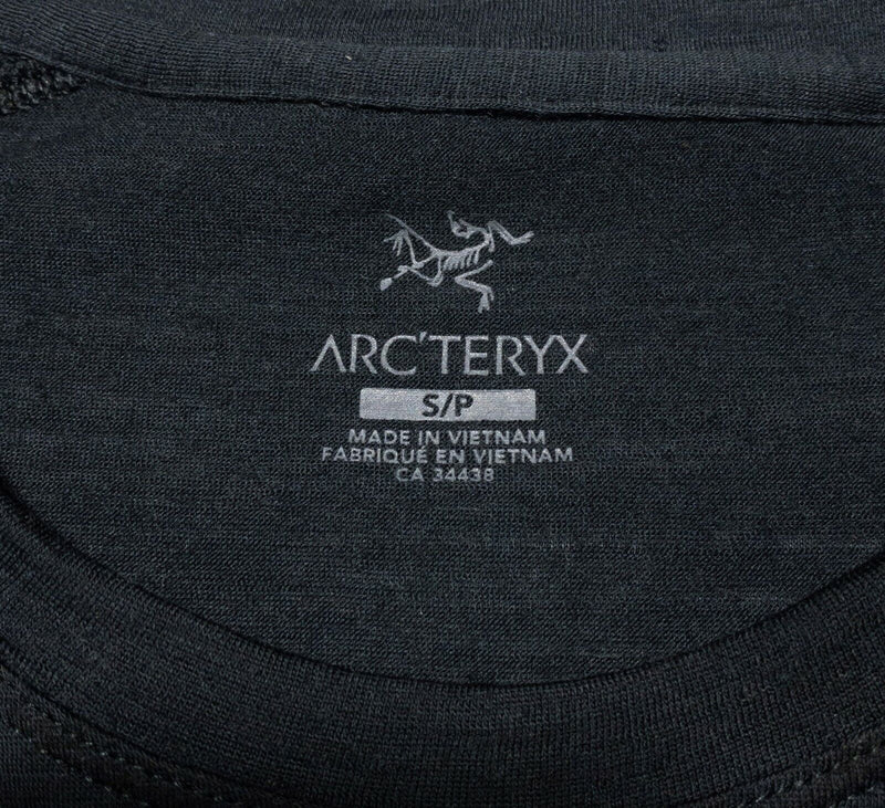 Arc'teryx Base Layer Men's Small Wool Pelion Comp LS Shirt Gray Hiking Outdoor