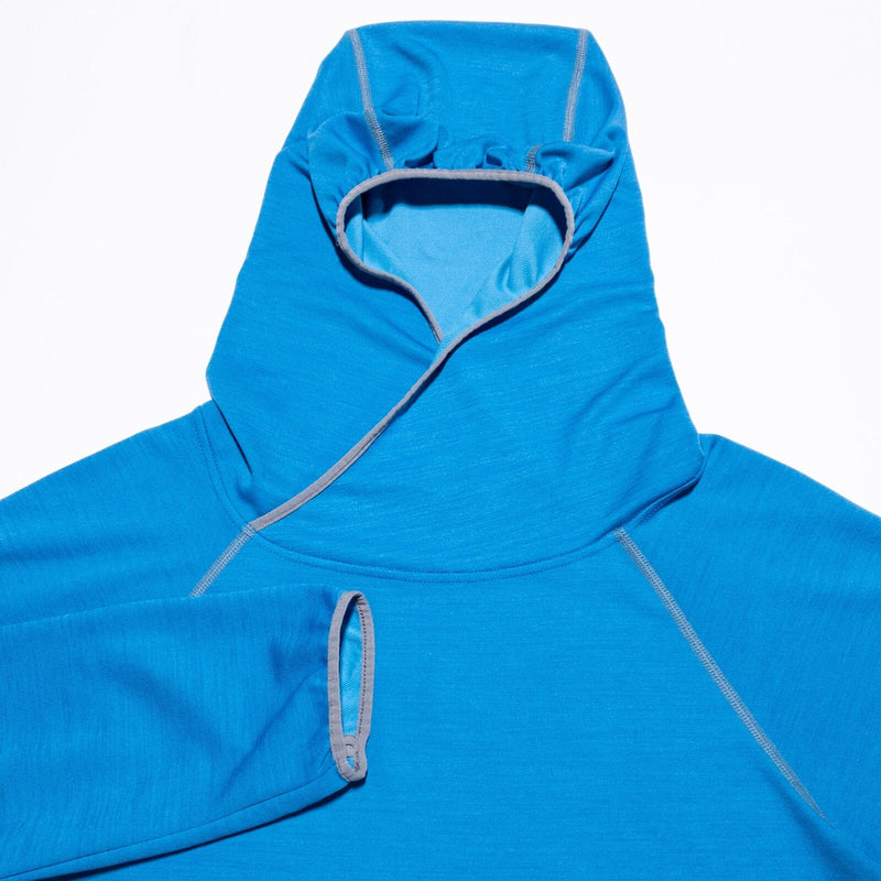 Patagonia Women's Sunshade Hoody Large Blue Pullover Sun Protection Wicking
