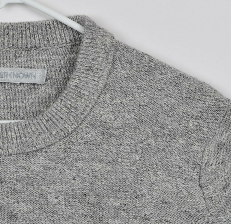 Outerknown Men's Large Wool Blend Heather Gray Pullover Crewneck Sweater